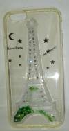 Θήκη Case Apple Iphone 6/6s clear with green glitter I Love Paris (OEM) Θήκη Case Apple Iphone 6/6s clear with green glitter I Love Paris (OEM)